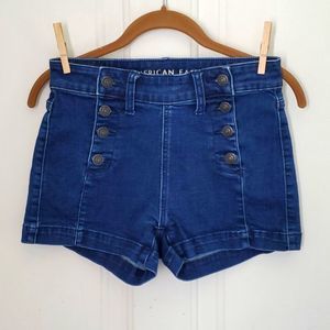 American Eagle Outfitters Sailor Jean Shorts